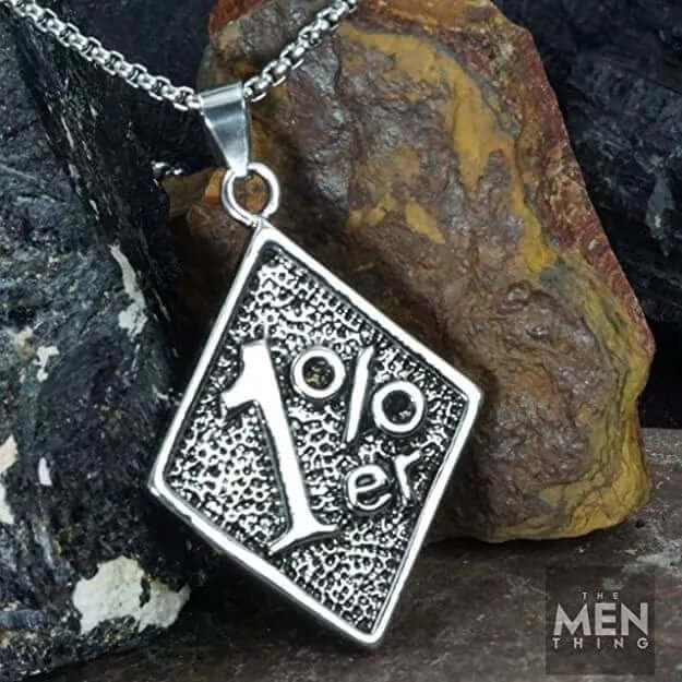 1% - Pendant with Pure Stainless Steel 24inch Chain for Men, European trending Style - Round Box Chain for Men & Boys — SS Pendant/ Necklace for Men | THE MEN THING