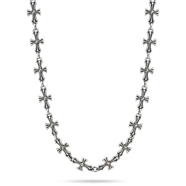 GOTHIC TEMPLAR - Stylish Titanium Steel Necklaces 11mm Chain for Men & Boys (20inch)