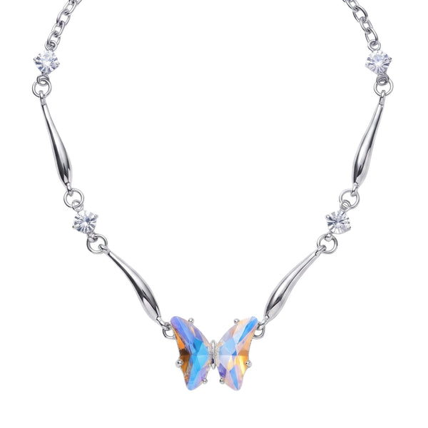 RAINBOW WING - 26mm Titanium Steel Pendant with 9mm Chain for Men & Boys (18 to 20inch)