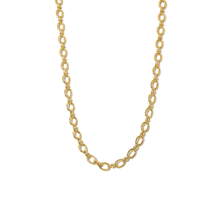 GLEAM GOLD LINK - 5.5mm Pure Stainless Steel Chain 16 inch for Men & Boys
