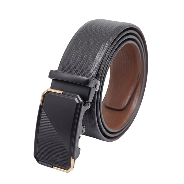 Mens Genuine Leather Belt | 2 in 1 Reversible (Black & Brown) (1 Pc.) - SIGNORA