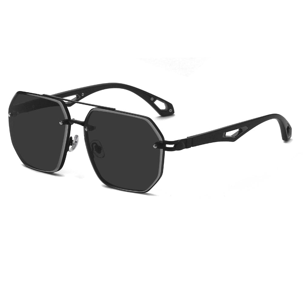 2101 AERO HEX HD Polarized Sunglasses for Men - UV400 Protection, Stainless Steel Frame - THE MEN THING