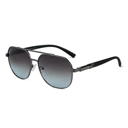 2150 TITAN EDGE -  Aviator Style - HD Polarised Sunglasses for Men - UV400 Protection, Stainless Steel Frame - THE MEN THING