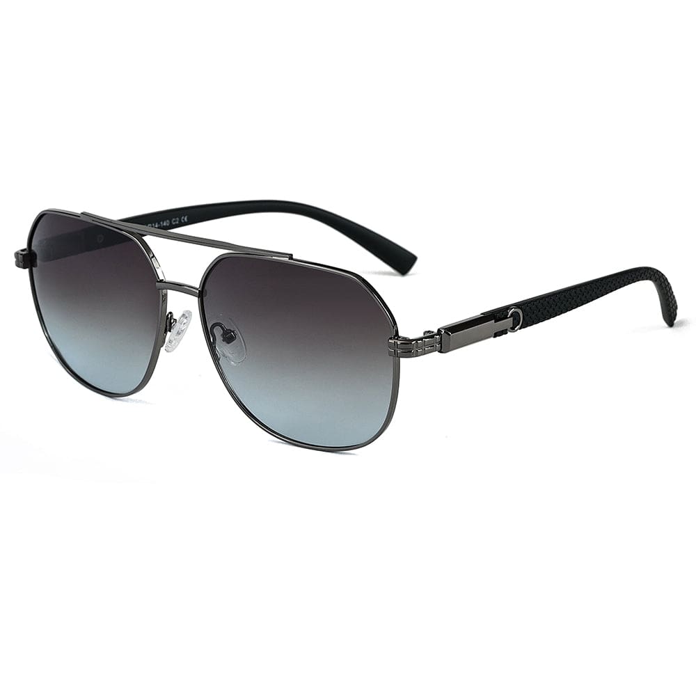 2150 TITAN EDGE -  Aviator Style - HD Polarised Sunglasses for Men - UV400 Protection, Stainless Steel Frame - THE MEN THING