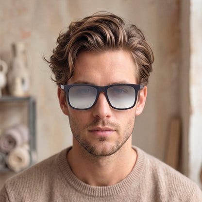 2162 HEXA RISE HD Polarized Sunglasses for Men - UV400 Protection, Stainless Steel Frame — Sunglasses for Men | THE MEN THING