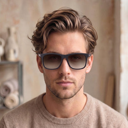 2162 HEXA RISE HD Polarized Sunglasses for Men - UV400 Protection, Stainless Steel Frame — Sunglasses for Men | THE MEN THING