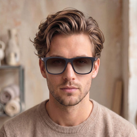 2162 HEXA RISE HD Polarized Sunglasses for Men - UV400 Protection, Stainless Steel Frame - THE MEN THING