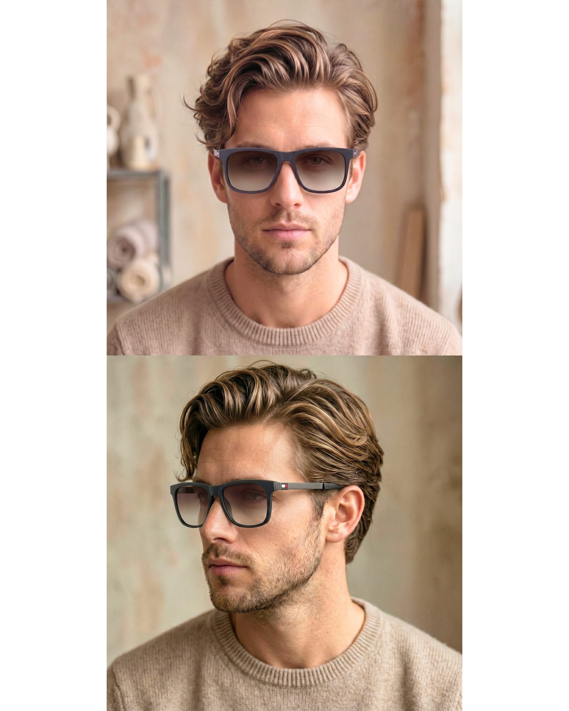 2162 HEXA RISE HD Polarized Sunglasses for Men - UV400 Protection, Stainless Steel Frame — Sunglasses for Men | THE MEN THING