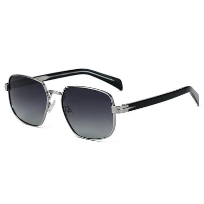 2176 SAFFRON TINT HD Polarized Sunglasses for Men - UV400 Protection, Stainless Steel Frame - THE MEN THING