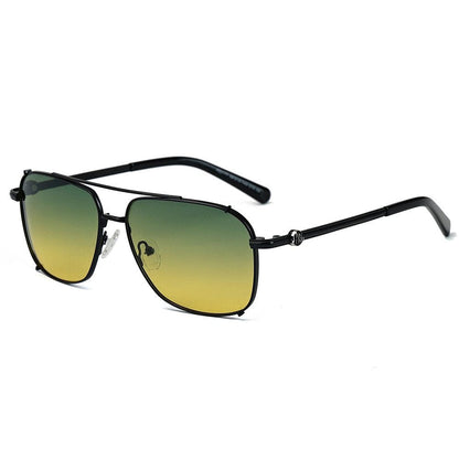 2177 ASH CREST HD Polarized Sunglasses for Men - UV400 Protection, Stainless Steel Frame - THE MEN THING