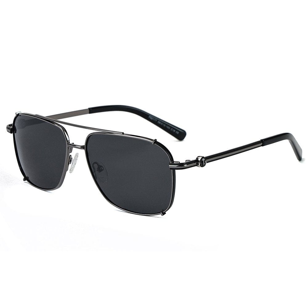 2177 ASH CREST HD Polarized Sunglasses for Men - UV400 Protection, Stainless Steel Frame - THE MEN THING