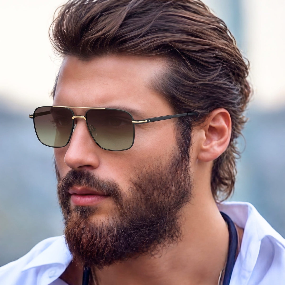 2179 ARCTIC GLINT HD Polarized Sunglasses for Men - UV400 Protection, Stainless Steel Frame — Sunglasses for Men | THE MEN THING