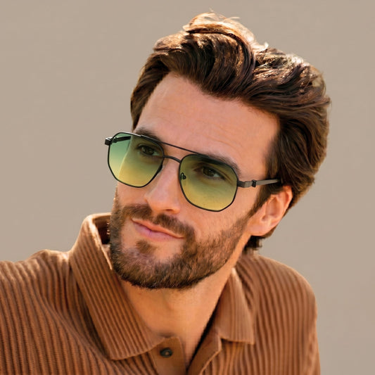 2188 FROST SPECTRA HD Polarized Sunglasses for Men - UV400 Protection, Stainless Steel Frame - THE MEN THING