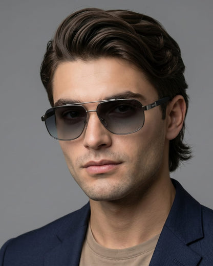 2194 CINDER FROST HD Polarized Sunglasses for Men - UV400 Protection, Stainless Steel Frame — Sunglasses for Men | THE MEN THING