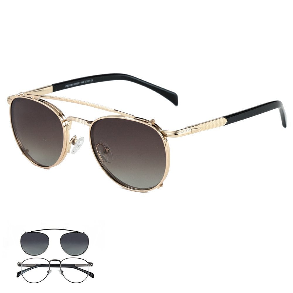 2196 REGENT SHADOW HD Polarized Sunglasses for Men - UV400 Protection, Stainless Steel Frame - THE MEN THING