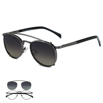 2196 REGENT SHADOW HD Polarized Sunglasses for Men - UV400 Protection, Stainless Steel Frame - THE MEN THING