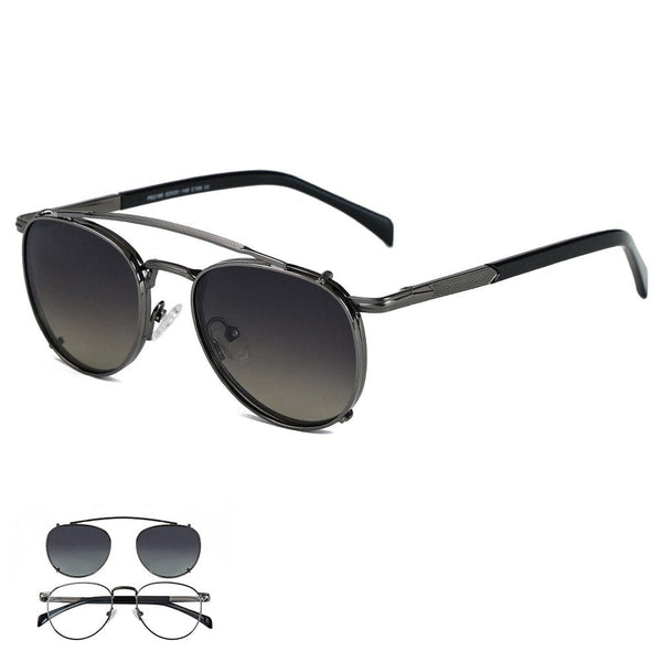 2196 REGENT SHADOW HD Polarized Sunglasses for Men - UV400 Protection, Stainless Steel Frame