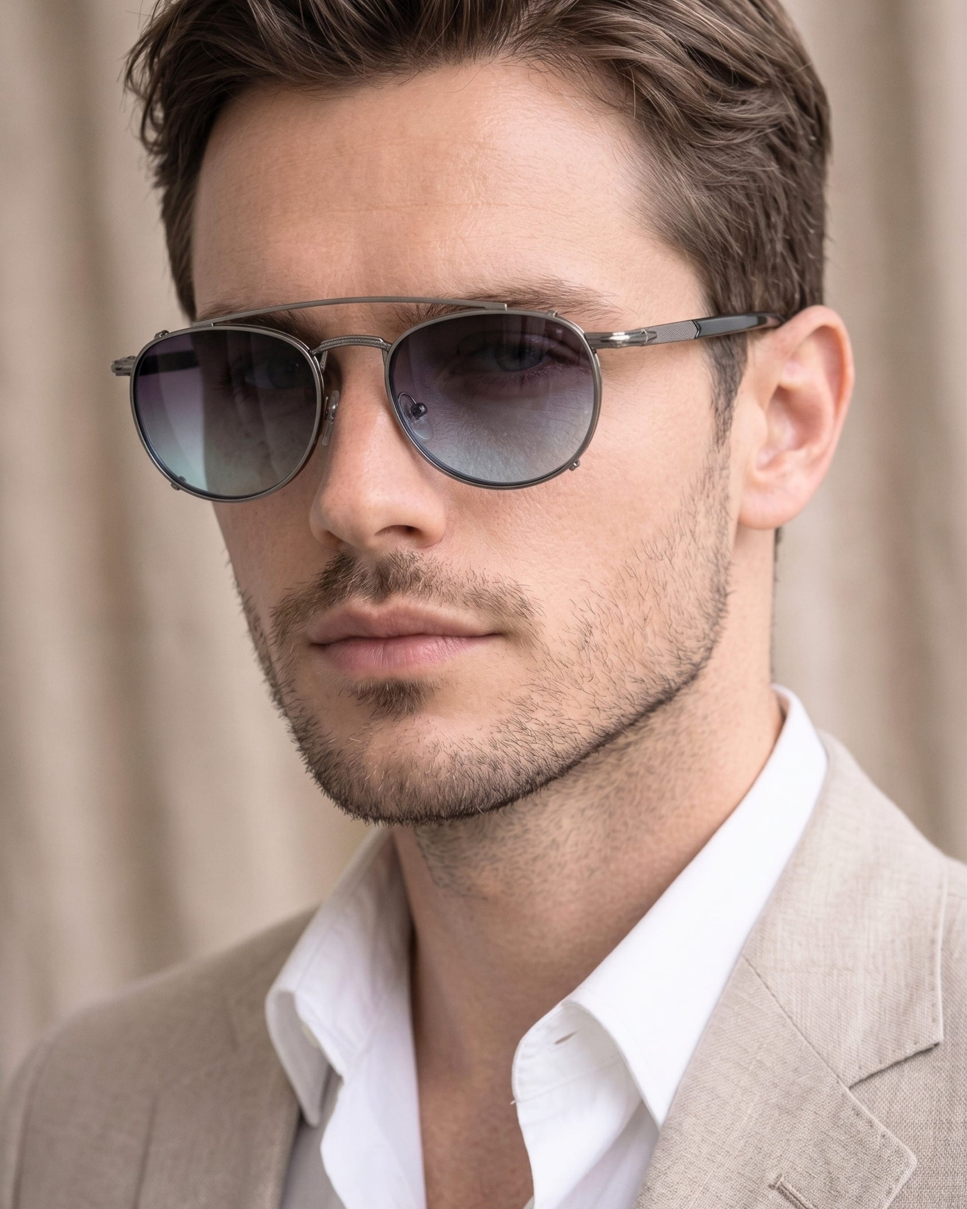 2196 REGENT SHADOW HD Polarized Sunglasses for Men - UV400 Protection, Stainless Steel Frame — Sunglasses for Men | THE MEN THING