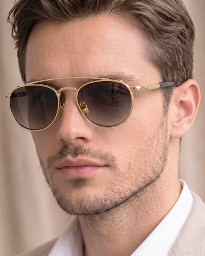 2196 REGENT SHADOW HD Polarized Sunglasses for Men - UV400 Protection, Stainless Steel Frame - THE MEN THING
