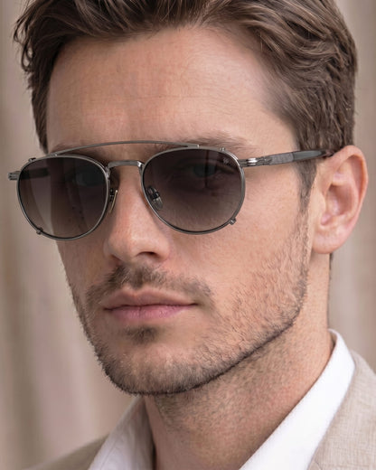 2196 REGENT SHADOW HD Polarized Sunglasses for Men - UV400 Protection, Stainless Steel Frame - THE MEN THING