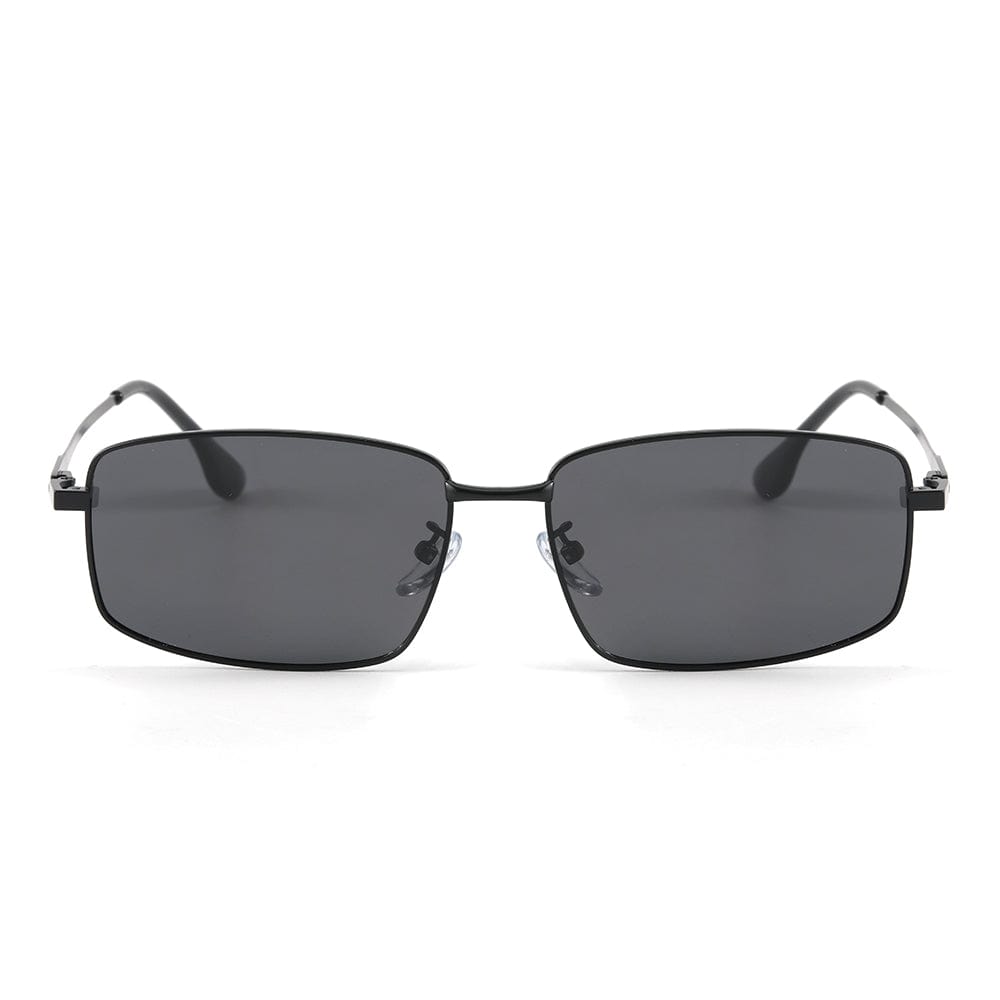 3295 - OBLIVION EDGE- HD Polarised Sunglasses for Men - UV400 Protection, Stainless Steel Frame - Black Lens - THE MEN THING
