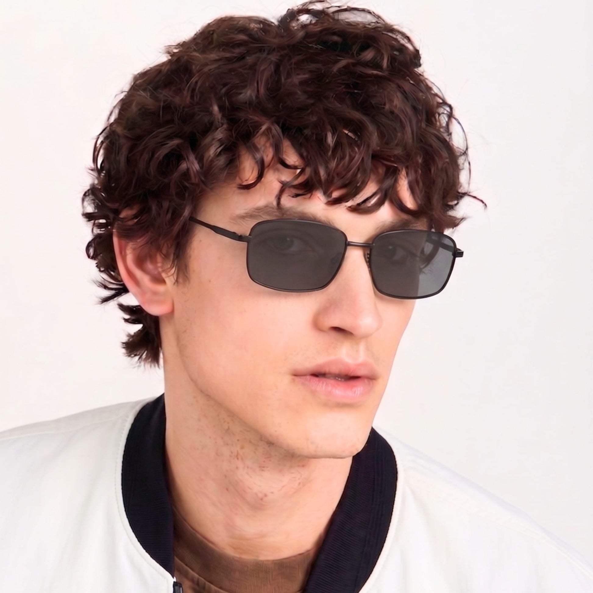 3295 - OBLIVION EDGE- HD Polarised Sunglasses for Men - UV400 Protection, Stainless Steel Frame - Black Lens - THE MEN THING