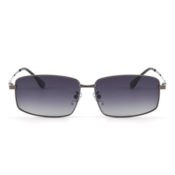 3295 - OBLIVION EDGE- HD Polarised Sunglasses for Men - UV400 Protection, Stainless Steel Frame - Gradient Smoke