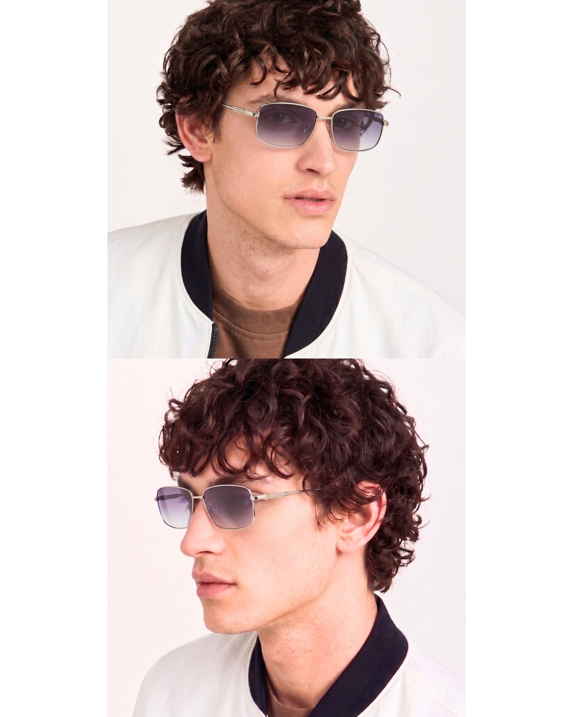 3295 - OBLIVION EDGE- HD Polarised Sunglasses for Men - UV400 Protection, Stainless Steel Frame - Gradient Smoke - THE MEN THING