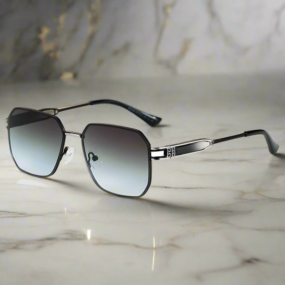 33155 - GRAPHITE LUXE - HD Polarised Sunglasses for Men - UV400 Protection, Stainless Steel Frame - THE MEN THING