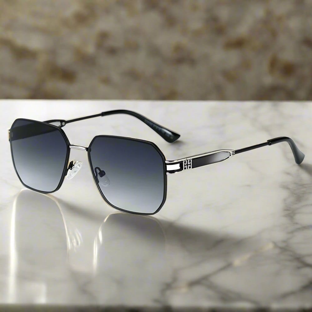 33155 - GRAPHITE LUXE - HD Polarised Sunglasses for Men - UV400 Protection, Stainless Steel Frame - THE MEN THING
