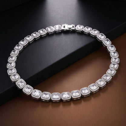 SQUARE HALO - 13mm Stainless Steel Chain with Fold Over Clasp for Men & Boys (22inch)