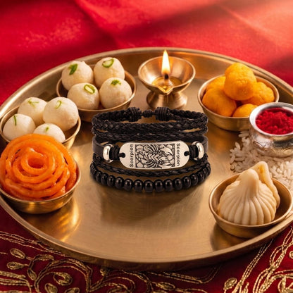 The Perfect Rakhi Gift For Every Brother – SCORPION EDGE - Leather Adjustable Bracelets With Timeless Style