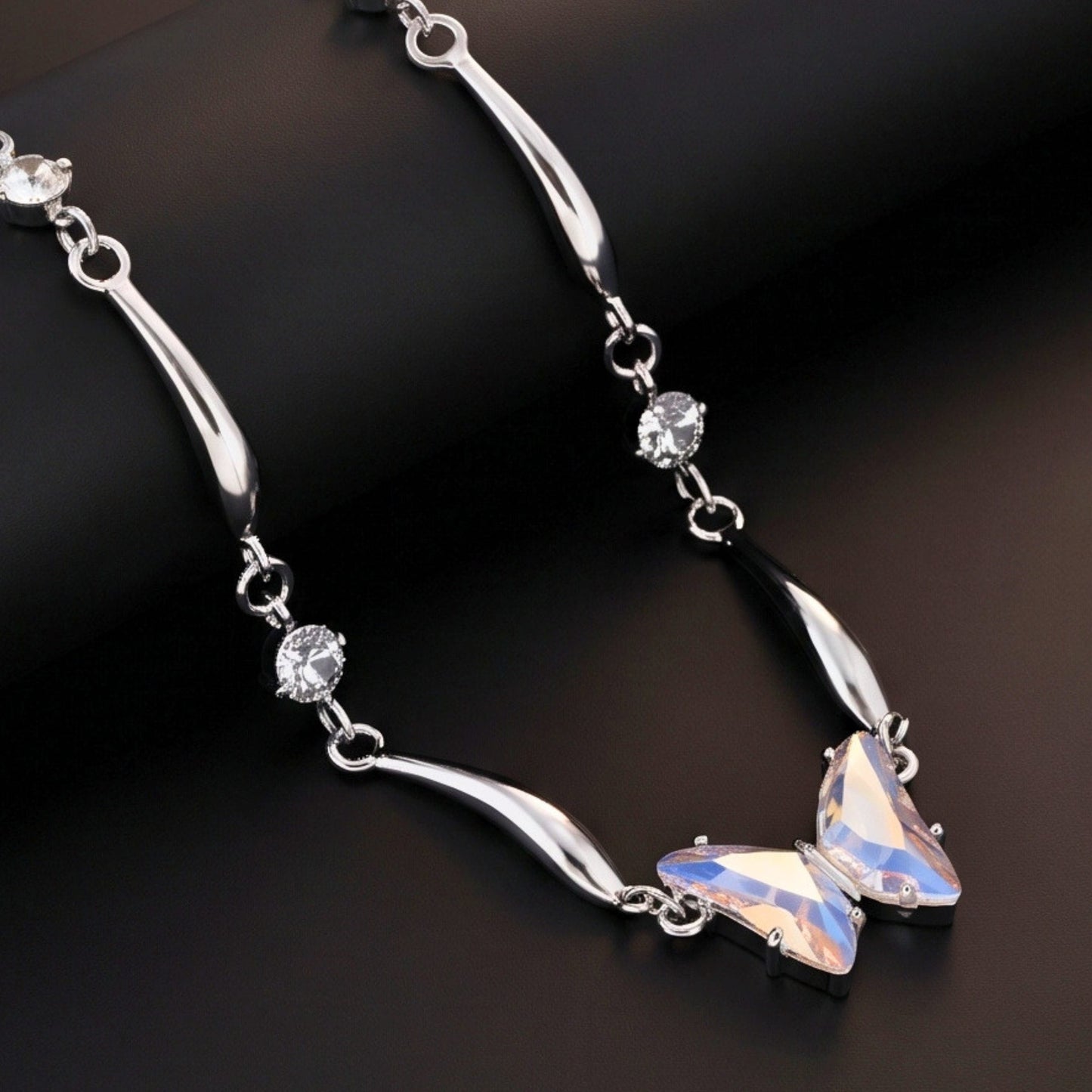 RAINBOW WING - 26mm Titanium Steel Pendant with 9mm Chain for Men & Boys (18 to 20inch)