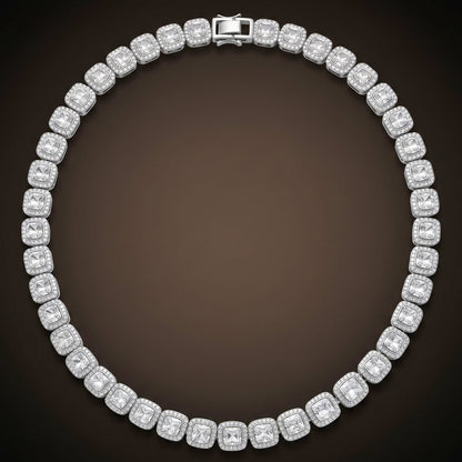 SQUARE HALO - 13mm Stainless Steel Chain with Fold Over Clasp for Men & Boys (22inch)