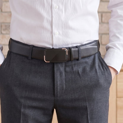 Mens Genuine Leather Belt | 2 in 1 Reversible (Black & Brown) (1 Pc.) - REXVA