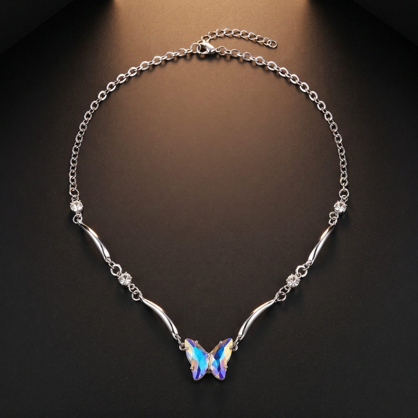 RAINBOW WING - 26mm Titanium Steel Pendant with 9mm Chain for Men & Boys (18 to 20inch)