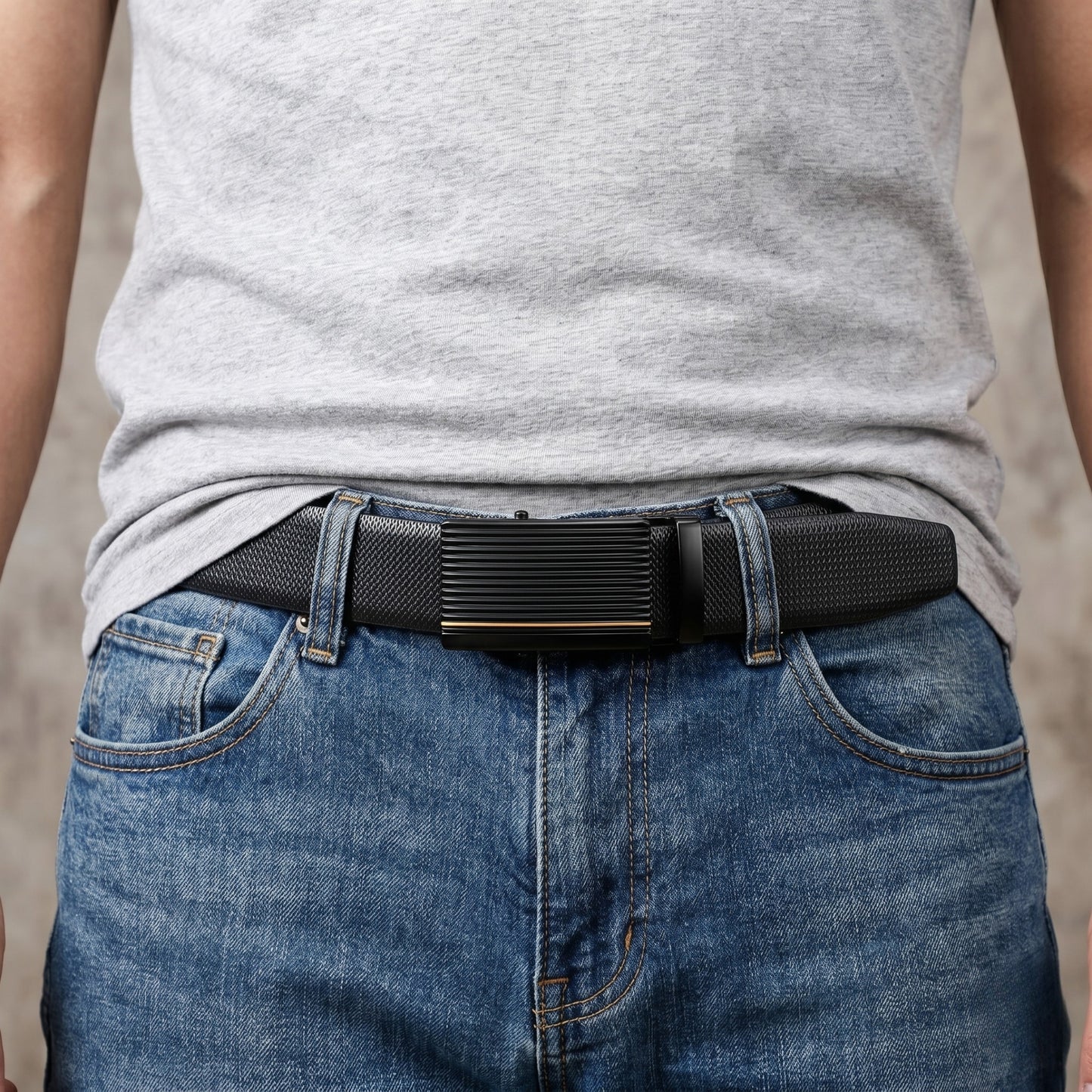 Mens Genuine Leather Belt | 2 in 1 Reversible (Black & Brown) (1 Pc.) - SIGNORA