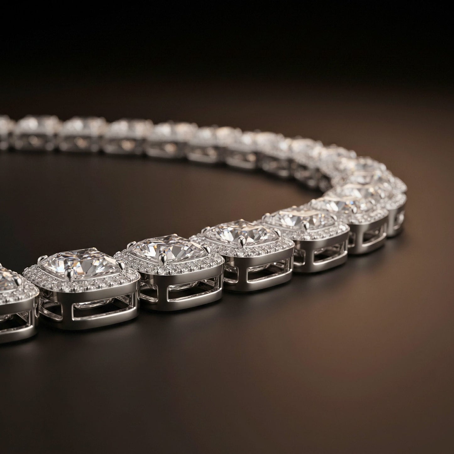 SQUARE HALO - 13mm Stainless Steel Chain with Fold Over Clasp for Men & Boys (22inch)