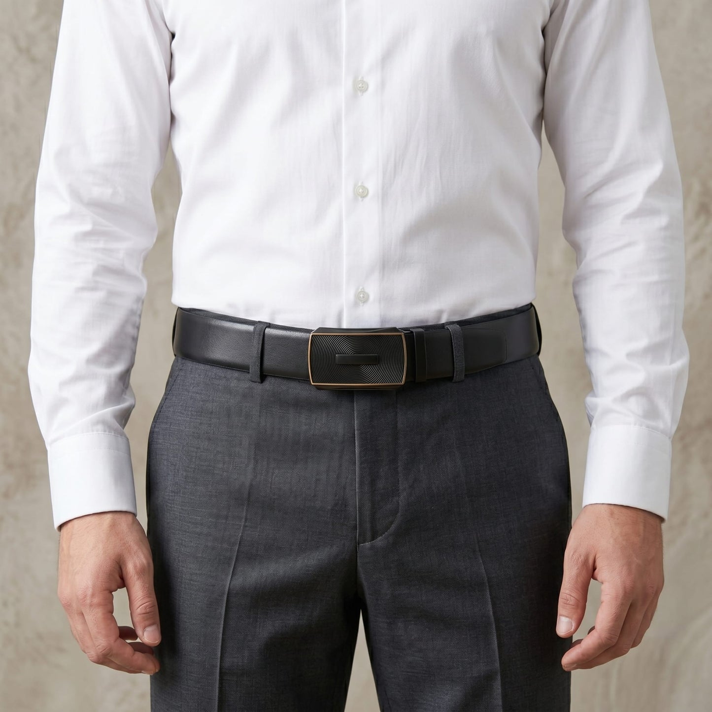 Mens Genuine Leather Belt | 2 in 1 Reversible (Black & Brown) (1 Pc.) - VELARO