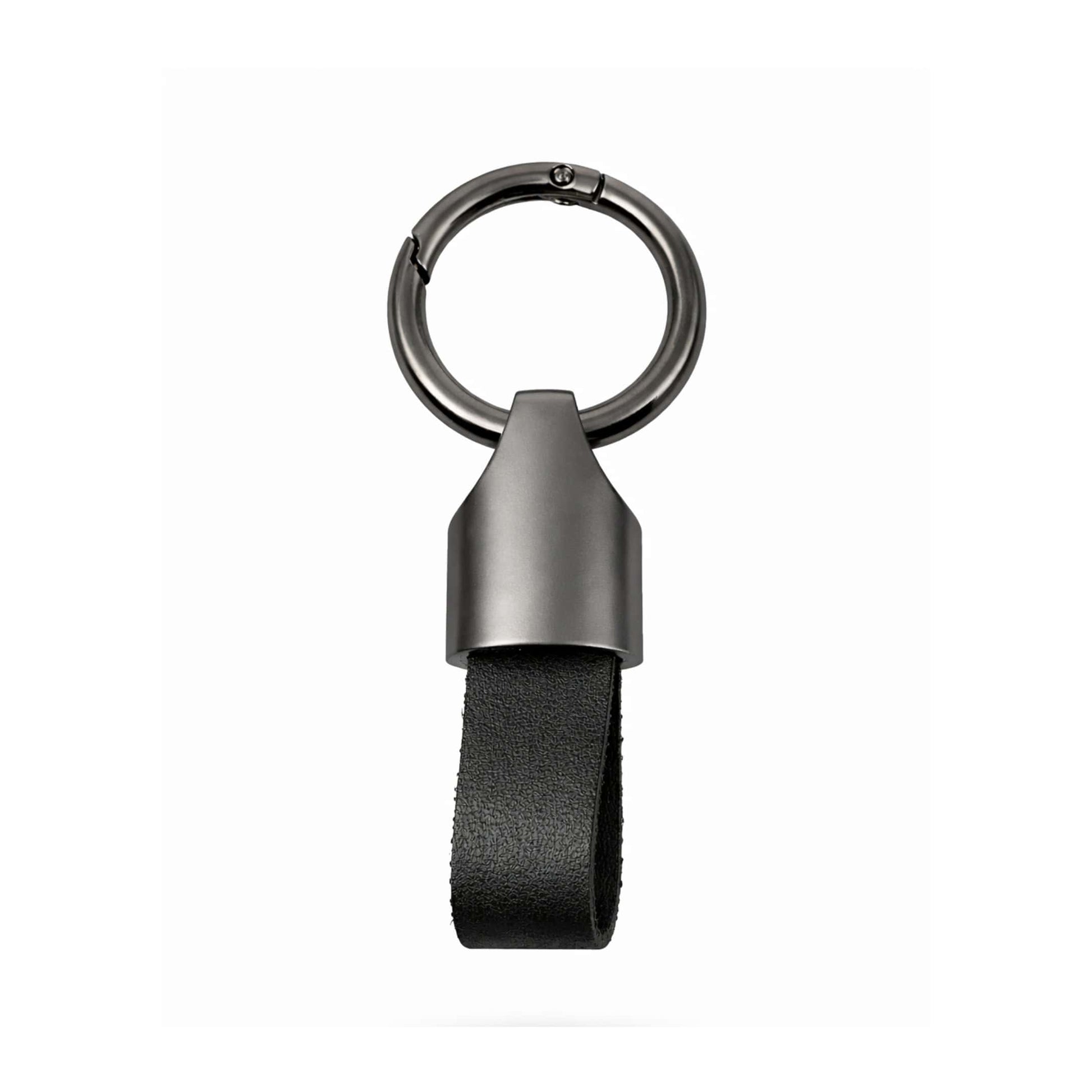 AEROLOOP - BLACK & GUNMETAL GREY - Stainless Steel Keychain for Men & Boy - THE MEN THING