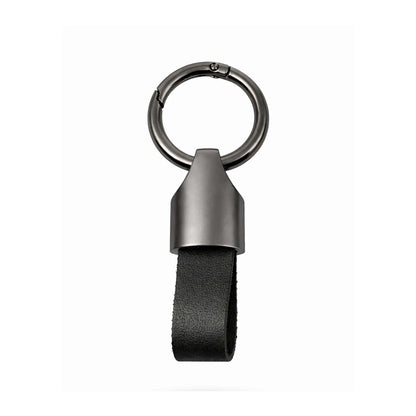 AEROLOOP - BLACK & GUNMETAL GREY - Stainless Steel Keychain for Men & Boy - THE MEN THING