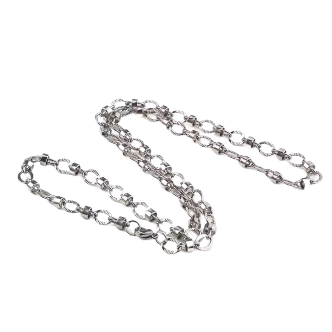ALPHA LINK - 4.5mm Chain Pure Stainless Steel 23inch for Men & Boys - THE MEN THING