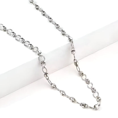 ALPHA LINK - 4.5mm Chain Pure Stainless Steel 23inch for Men & Boys - THE MEN THING