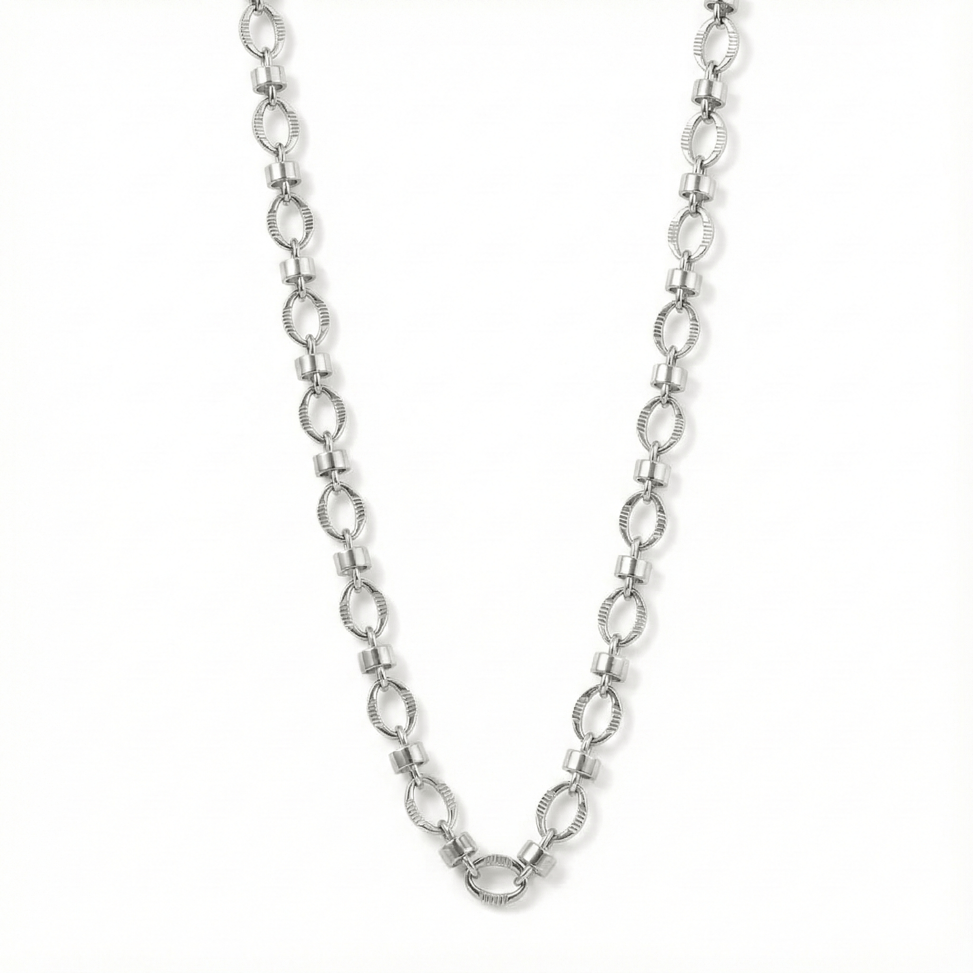 ALPHA LINK - 4.5mm Chain Pure Stainless Steel 23inch for Men & Boys - THE MEN THING