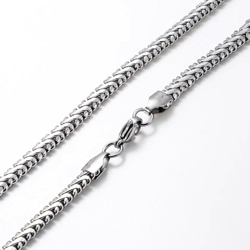 ALUREON - 5mm Chain Pure Stainless Steel 23inch for Men & Boys - THE MEN THING