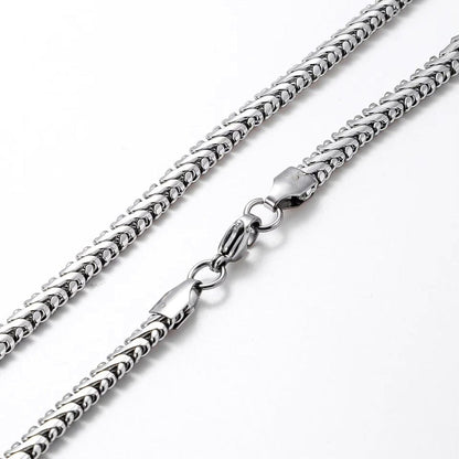 ALUREON - 5mm Chain Pure Stainless Steel 23inch for Men & Boys - THE MEN THING