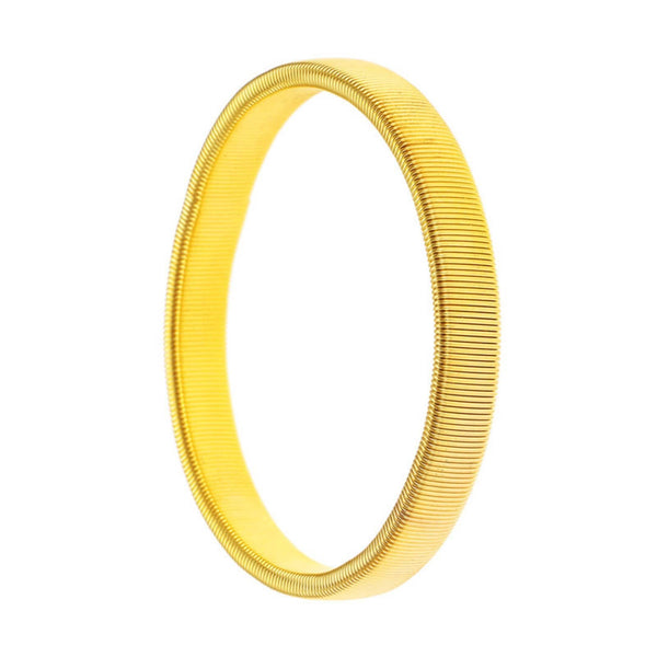 AUREX FLEX - GOLDEN - 11mm Stainless Steel Adjustable  Bracelet for Men & Boys