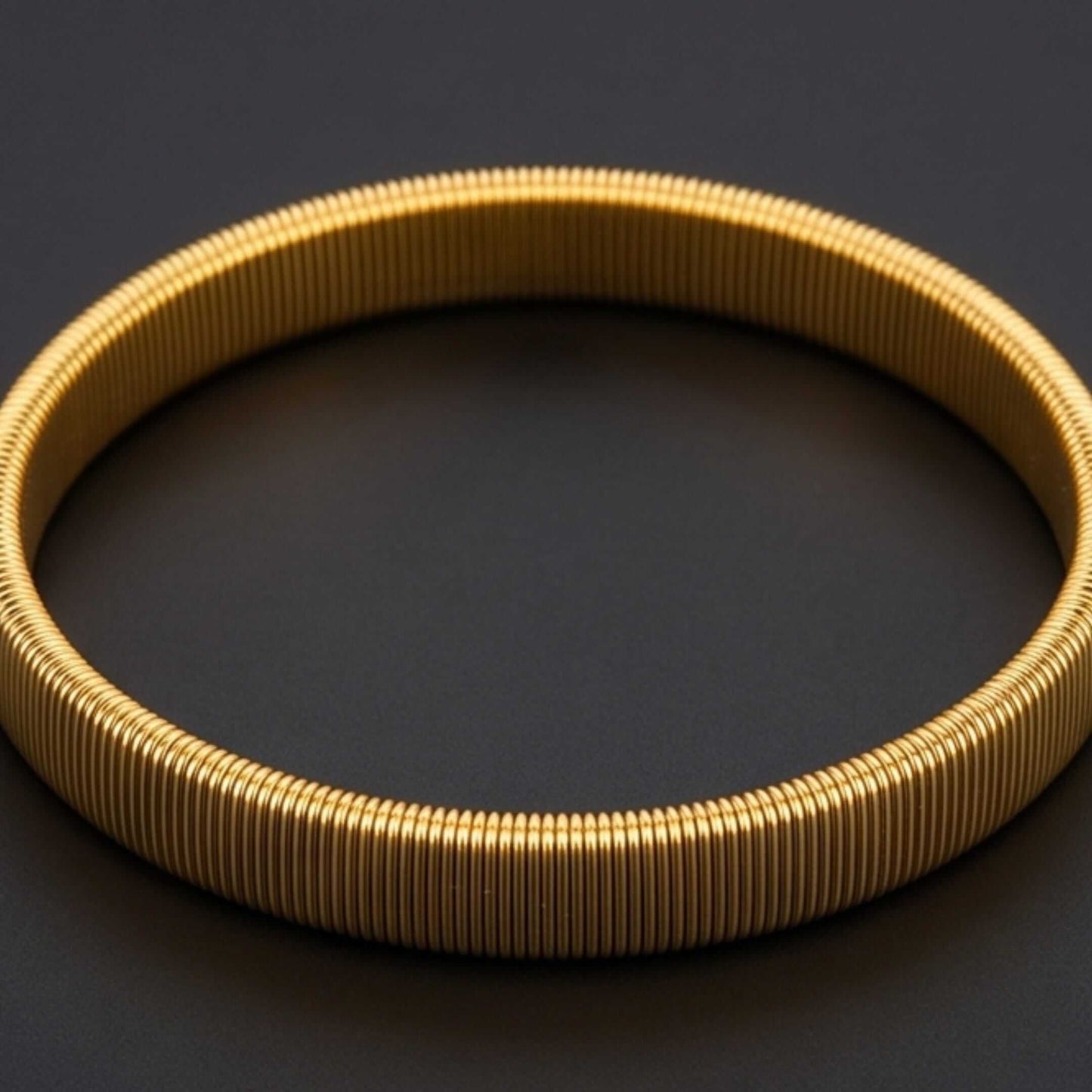 AUREX FLEX - GOLDEN - 11mm Stainless Steel Adjustable  Bracelet for Men & Boys - THE MEN THING