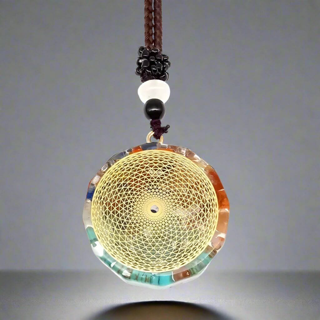 AURORA LOOP - Spirograph necklace with 30 inch Adjustable Rope Chain for Men & Boys - THE MEN THING