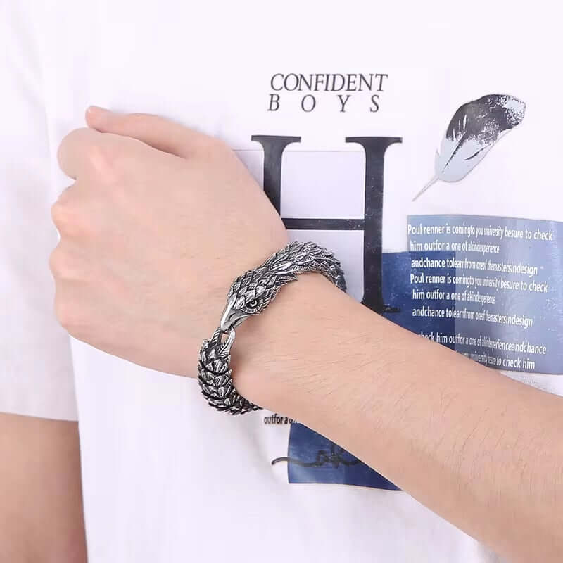 AVIATOR - 14mm Pure Titanium Steel Bracelet for Men & Boy (8inch) - THE MEN THING